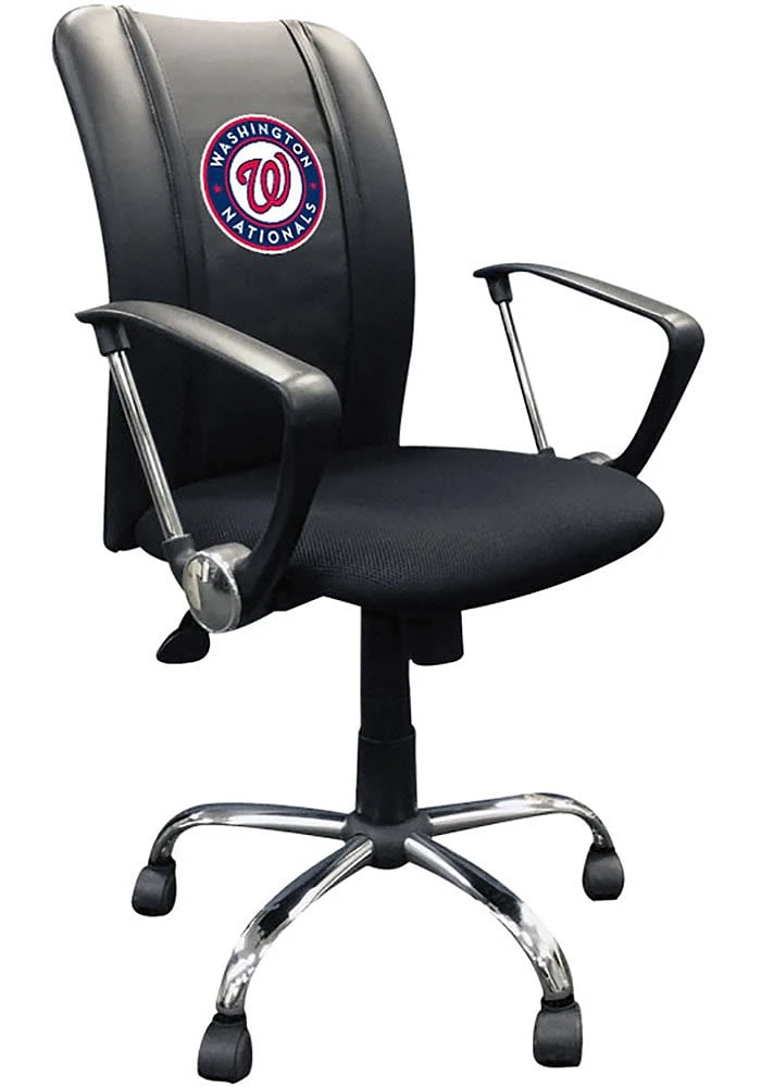 Washington Nationals Curve Desk Chair - Black