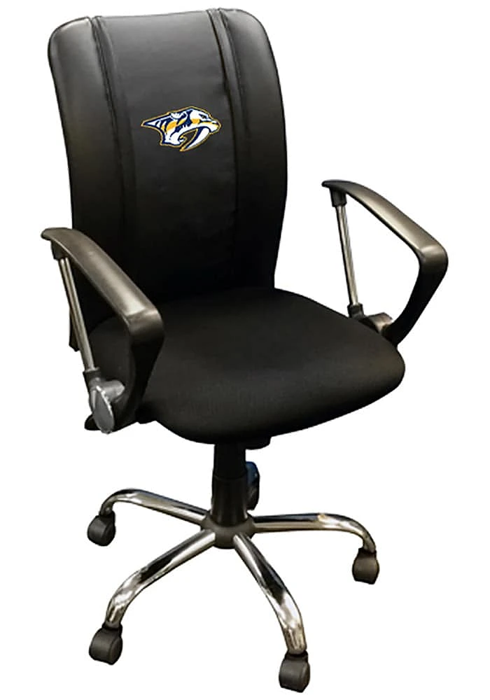 Nashville Predators Curve Desk Chair - Black
