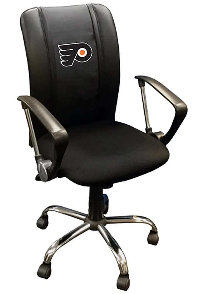 Philadelphia Flyers Curve Desk Chair - Black