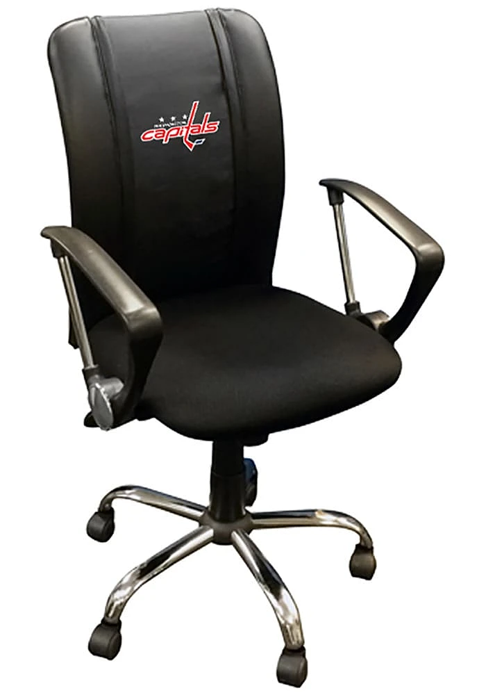 Washington Capitals Curve Desk Chair - Black