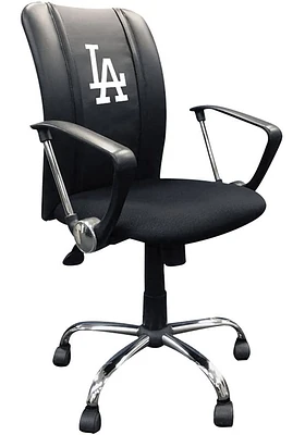 Los Angeles Dodgers Curve Desk Chair - Black