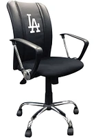 Los Angeles Dodgers Curve Desk Chair - Black