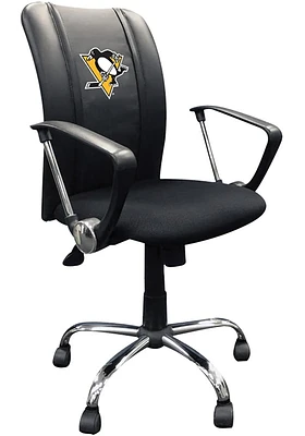 Pittsburgh Penguins Curve Desk Chair - Black