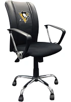 Pittsburgh Penguins Curve Desk Chair - Black