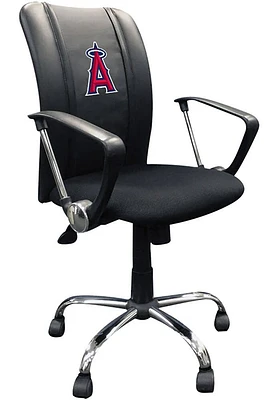 Los Angeles Angels Curve Desk Chair - Black