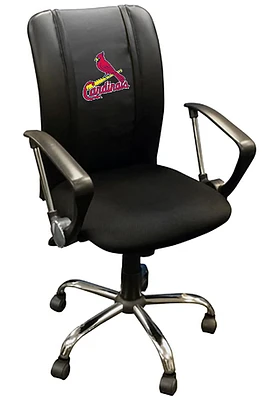 St Louis Cardinals Curve Desk Chair - Black