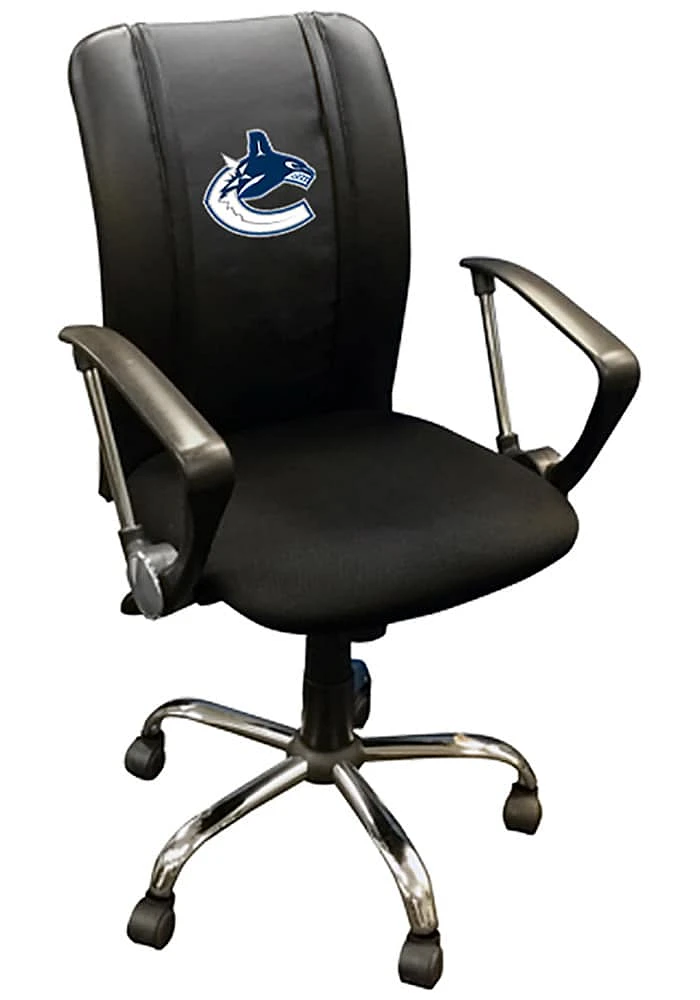Vancouver Canucks Curve Desk Chair - Black