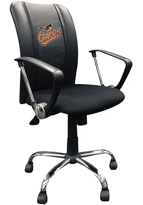 Baltimore Orioles Curve Desk Chair - Black