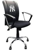 New York Yankees Curve Desk Chair - Black