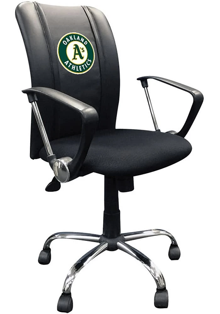Oakland Athletics Curve Desk Chair - Black