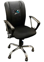 San Jose Sharks Curve Desk Chair - Black