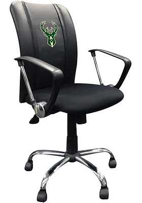 Milwaukee Bucks Curve Desk Chair - Black