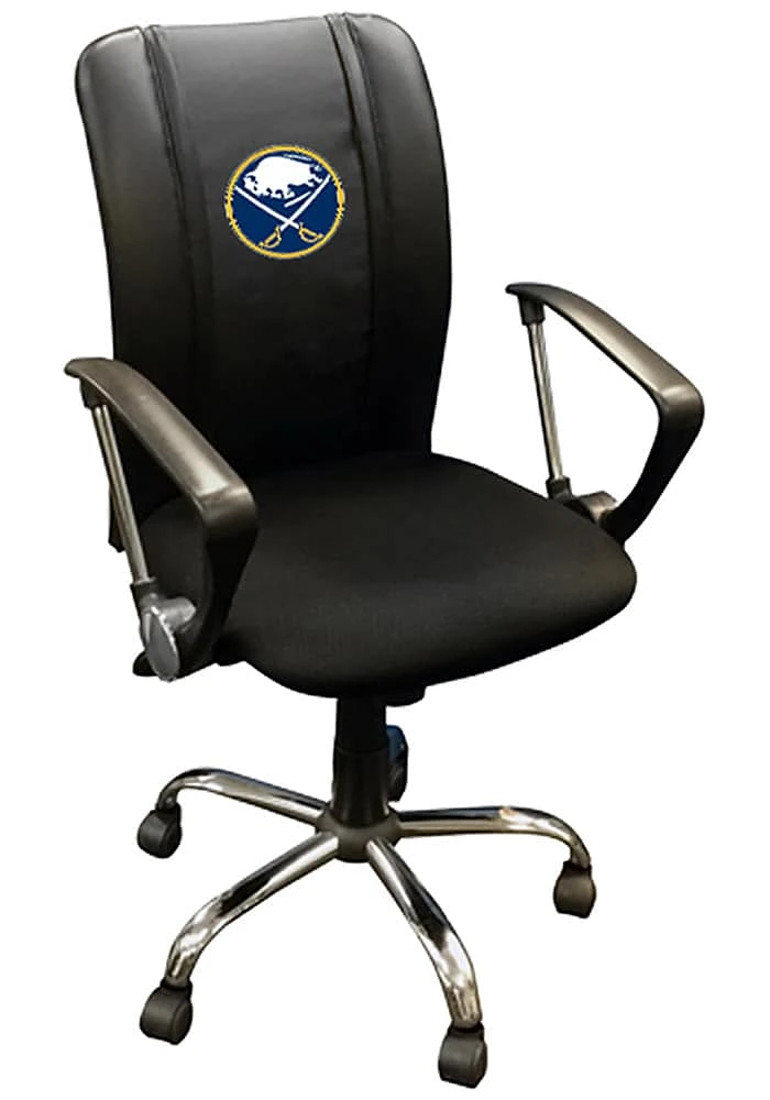 Buffalo Sabres Curve Desk Chair - Black