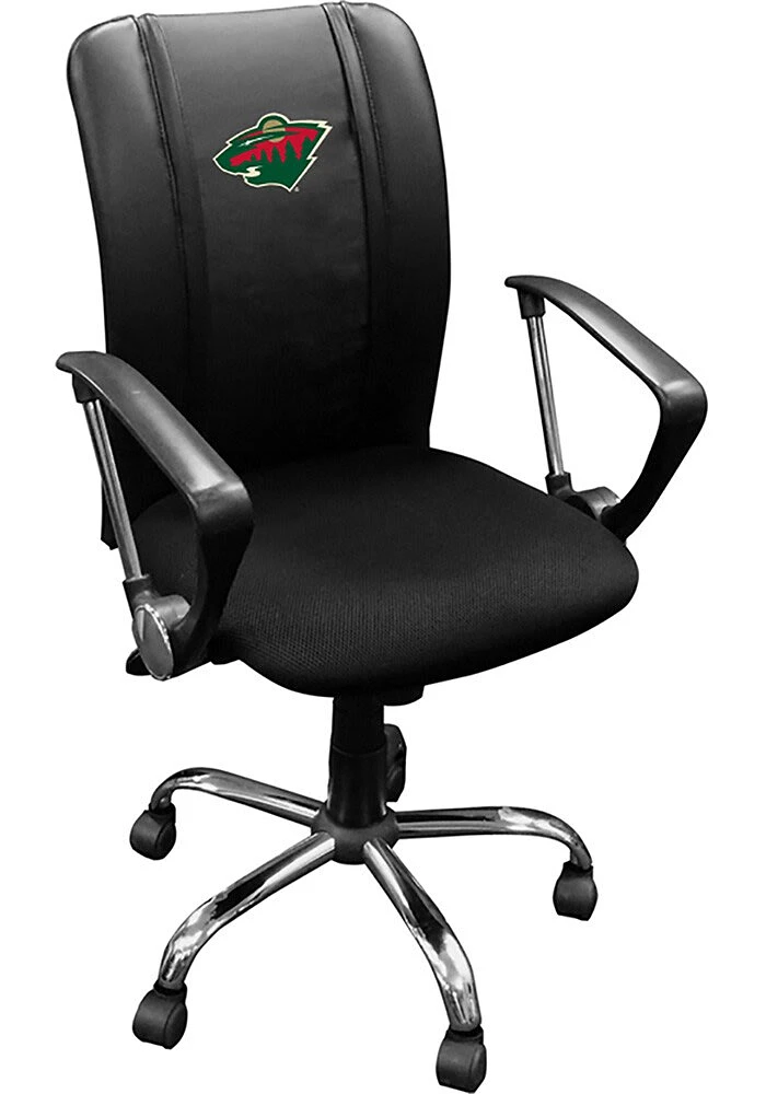 Minnesota Wild Curve Desk Chair - Black