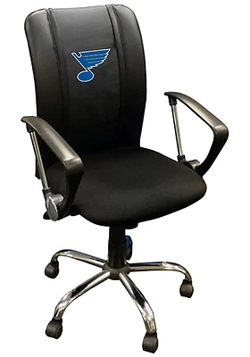 St Louis Blues Curve Desk Chair - Black
