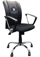 Houston Astros Curve Desk Chair - Black
