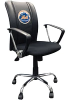 New York Mets Curve Desk Chair - Black