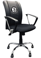 Brooklyn Nets Curve Desk Chair - Black