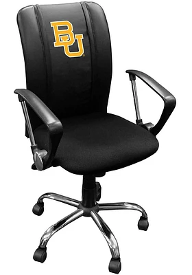 Baylor Bears Curve Desk Chair - Black