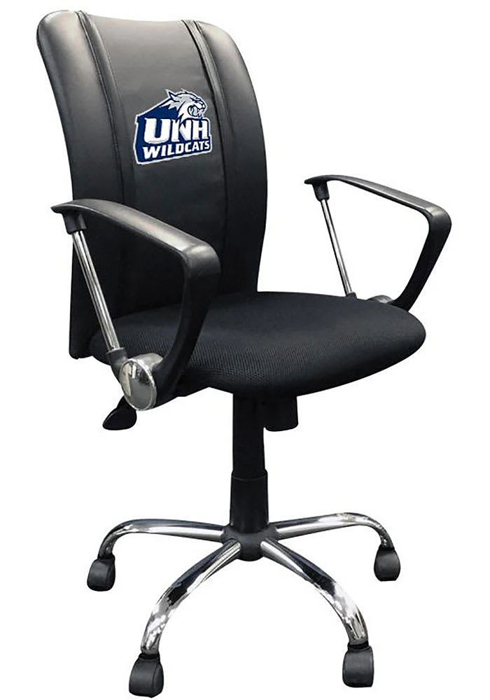 New Hampshire Wildcats Curve Desk Chair - Black