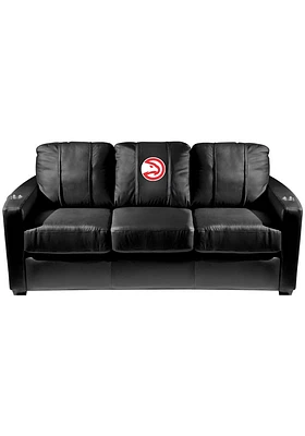 Atlanta Hawks Faux Leather Sofa - Black