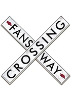Arkansas Razorbacks 48 Inch Fans Way Crossing Wall Art - Red
