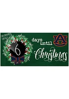 Auburn Tigers Chalk Christmas Countdown Sign - Orange