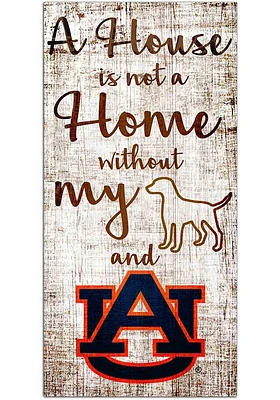 Auburn Tigers A House is not a Home Sign - Orange