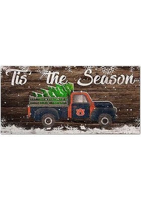 Auburn Tigers Tis the Season 6x12 Sign - Orange