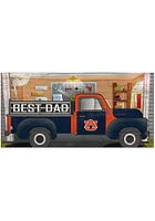 Auburn Tigers Best Dad Truck Sign - Orange