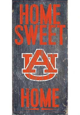 Auburn Tigers Home Sweet Home Sign - Orange
