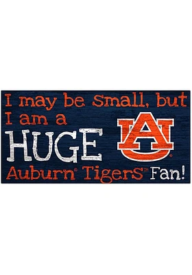 Auburn Tigers Huge Fan Sign - Orange