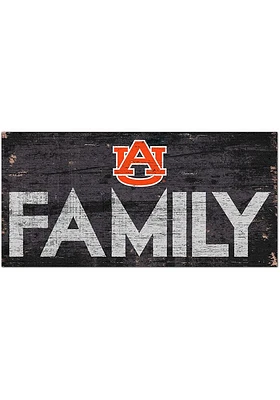 Auburn Tigers Family 6x12 Sign - Orange