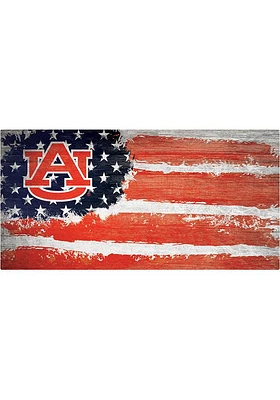 Auburn Tigers Flag 6x12 Sign - Orange