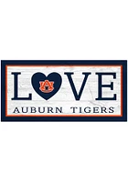 Auburn Tigers Love 6x12 Sign - Orange