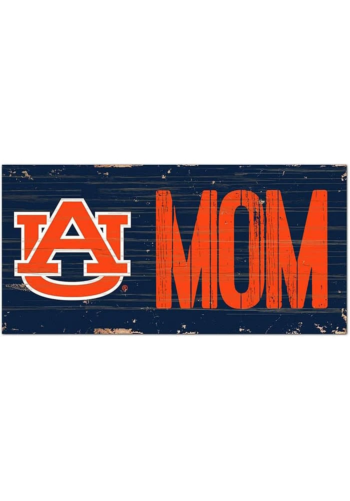 Auburn Tigers MOM Sign - Orange