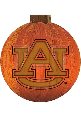 Auburn Tigers Halloween Pumpkin Sign - Orange