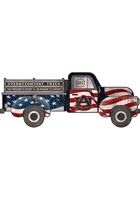 Auburn Tigers OHT Truck Flag Cutout Sign - Orange