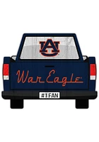 Auburn Tigers Truck Back Cutout Sign - Orange