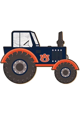 Auburn Tigers Tractor Cutout Sign - Orange