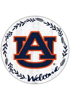 Auburn Tigers Welcome Circle Sign - Orange