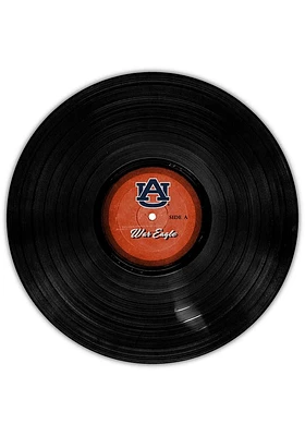 Auburn Tigers 12 Inch Vinyl Circle Sign - Orange