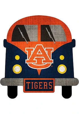 Auburn Tigers Team Bus Sign - Orange