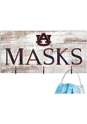 Auburn Tigers Mask Holder Sign - Orange