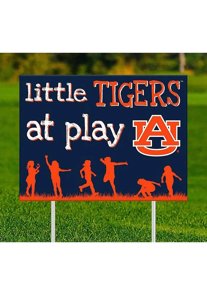 Auburn Tigers Little Fans at Play Yard Sign - Orange
