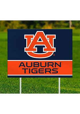 Auburn Tigers Team Yard Sign - Orange