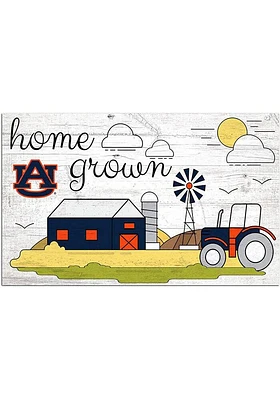 Auburn Tigers Home Grown Sign - Orange