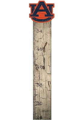 Auburn Tigers Growth Chart Sign - Orange