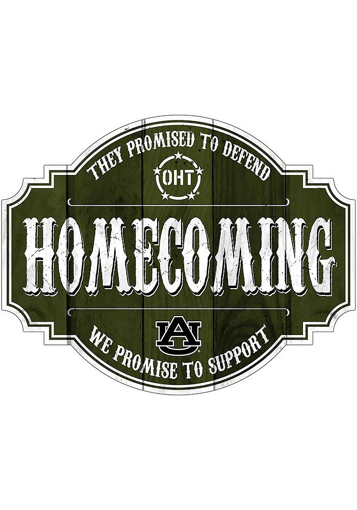 Auburn Tigers OHT 24in Homecoming Tavern Sign - Orange
