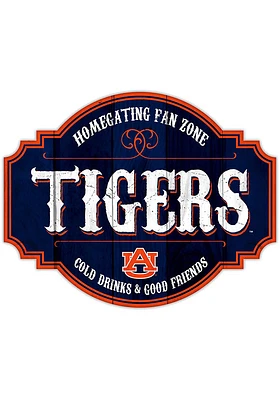 Auburn Tigers 24 Inch Homegating Tavern Sign - Orange